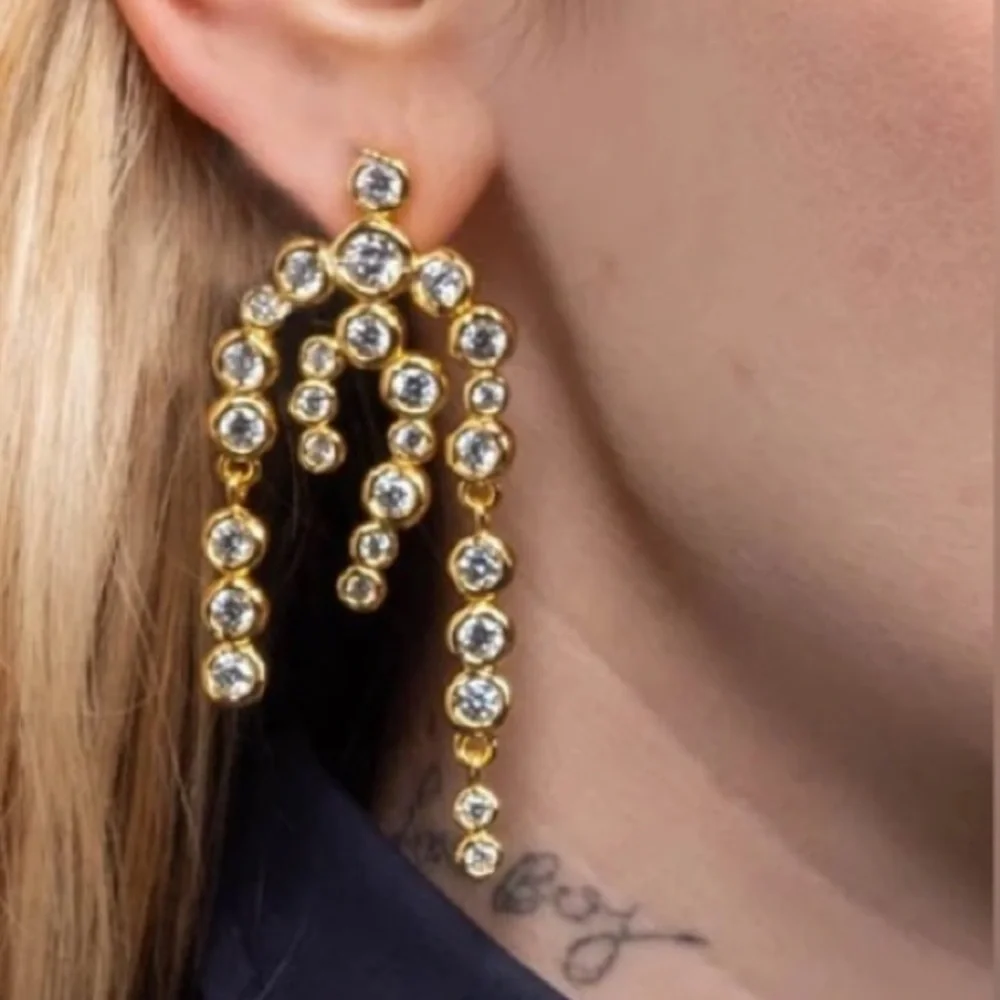 ALEXIS BITTAR • Asterales Gold Chandelier Earring